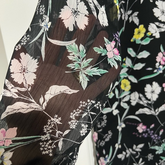 BCBGeneration Medium Floral Print Bow Back Mini Dress - Picture 5 of 8